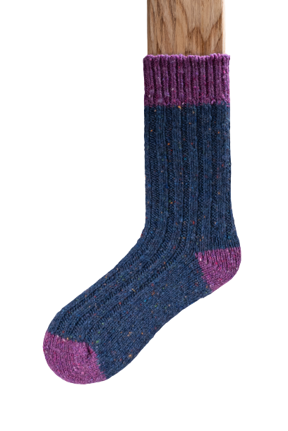 Connemara Socks - Wool Blend - Luxury Irish Gift - Flecks Plus - FP15