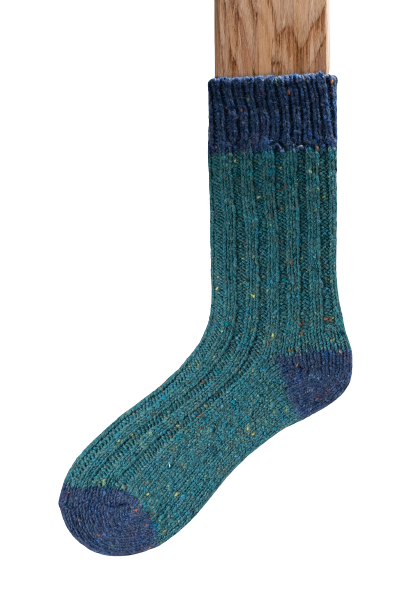 Connemara Socks - Wool Blend - Luxury Irish Gift - Flecks Plus -  FP2002