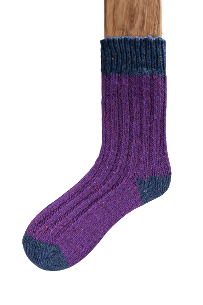 Connemara Socks - Wool Blend - Luxury Irish Gift - Flecks Plus - FP2012