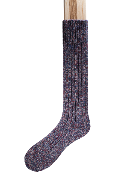 Connemara Socks - Wool Blend - Luxury Irish Gift - Long Heathers - HL01 - Size EU 42-46
