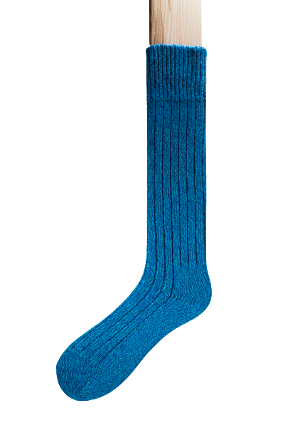 Connemara Socks - Wool Blend - Luxury Irish Gift - Long Heathers - HL08 - Size EU 42-46