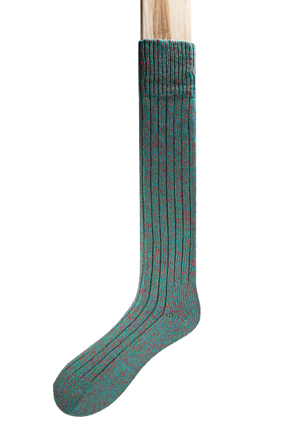 Connemara Socks - Wool Blend - Luxury Irish Gift - Long Heathers - HL12 - Size EU 42-46