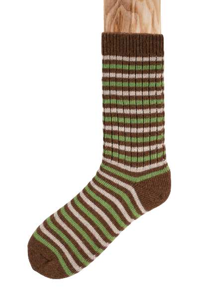 Connemara Socks - Luxury Irish Gift -  Merino Stripes - MS01