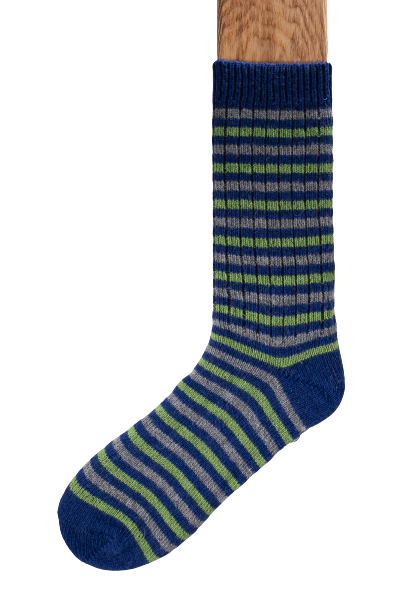 Connemara Socks - Luxury Irish Gift - Merino Stripes - MS16