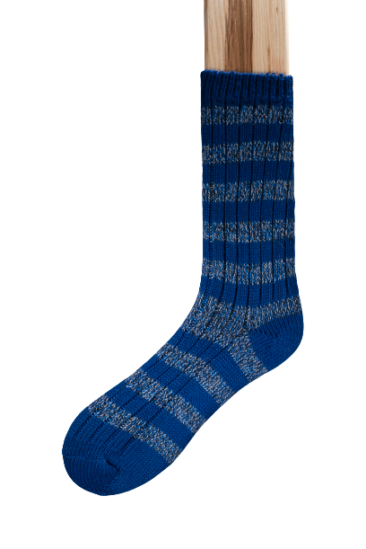Connemara Socks - Wool Blend - Luxury Irish Gift - Stripes - S03