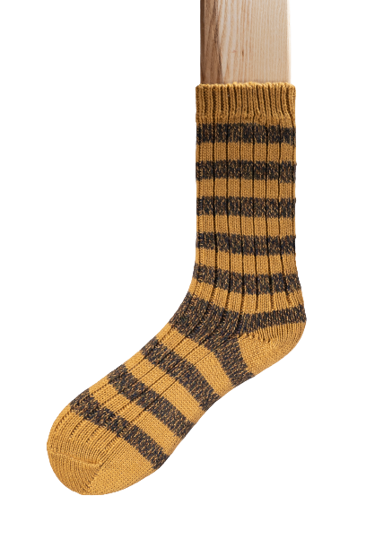 Connemara Socks - Wool Blend - Luxury Irish Gift - Stripes - SOS02
